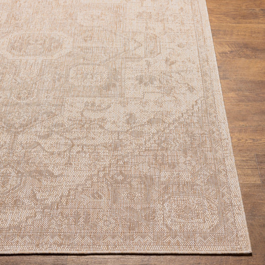 Tapis d'Extérieur/Intérieur Aspect Jute Beige/Ivoire  Lemark
