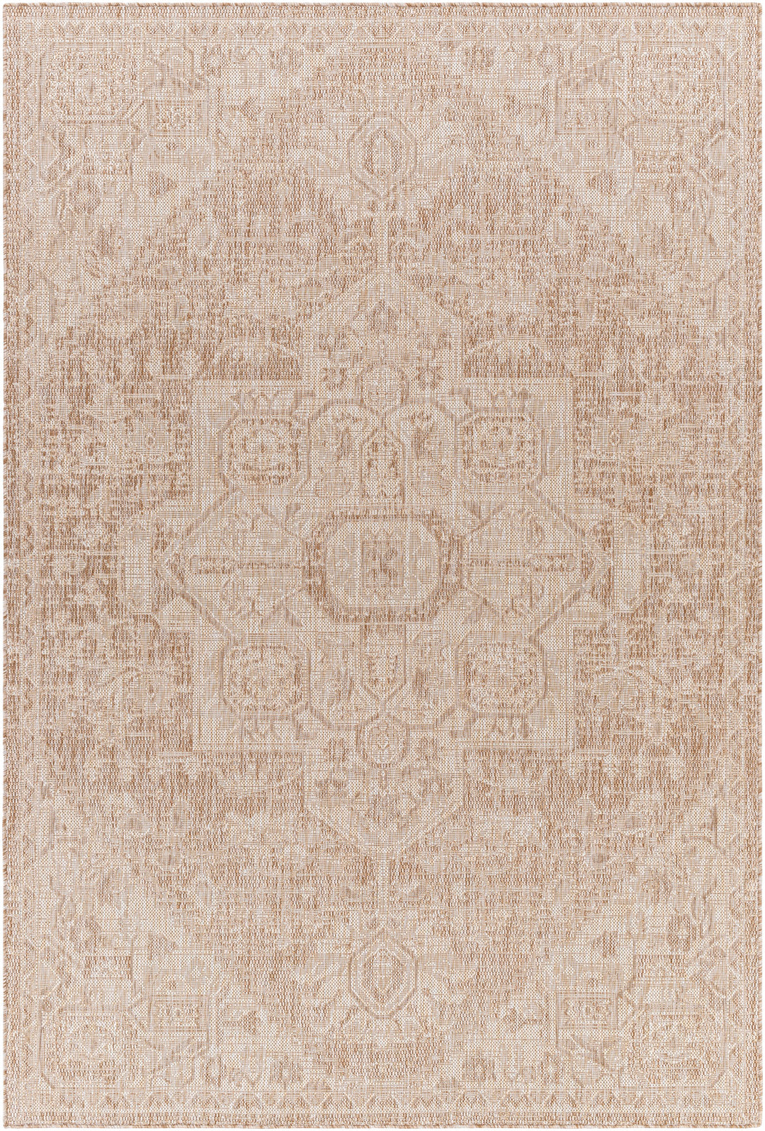 LEMARK Tapis d'Extérieur/Intérieur Aspect Jute Beige/Ivoire 160x213