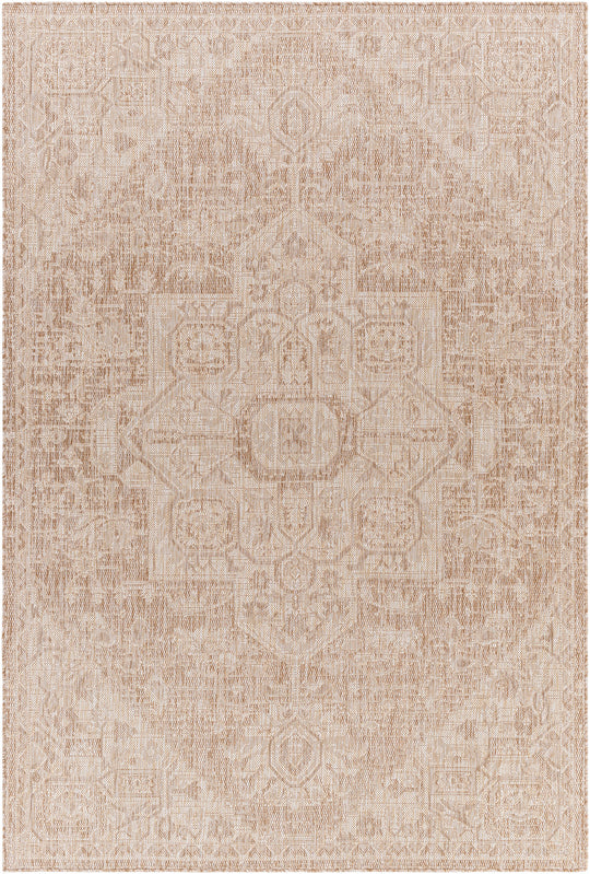 LEMARK Tapis d'Extérieur/Intérieur Aspect Jute Beige/Ivoire 160x213