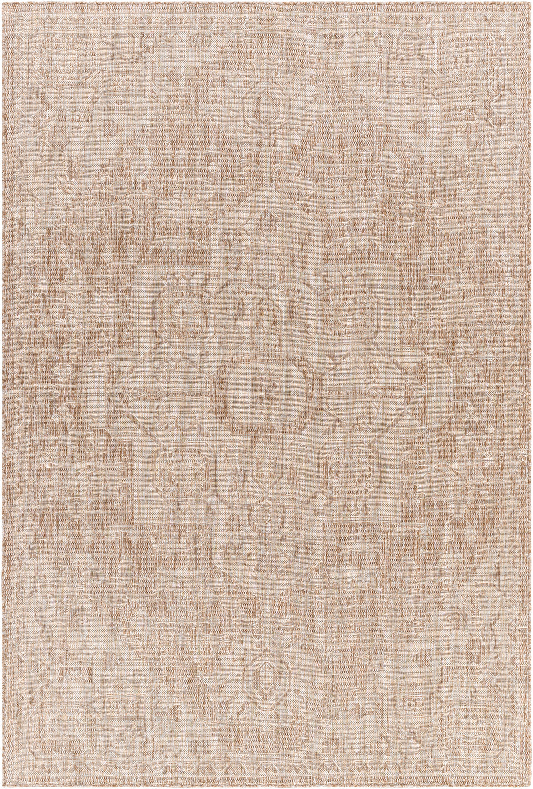 LEMARK Tapis d'Extérieur/Intérieur Aspect Jute Beige/Ivoire 160x213
