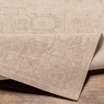 LEMARK Tapis d'Extérieur/Intérieur Aspect Jute Beige/Ivoire 160x213