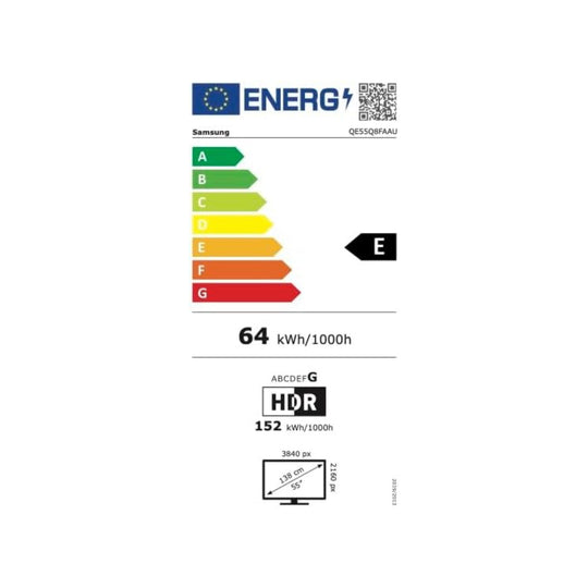 TV SAMSUNG QE55Q8FAAU 139cm 4K UHD Smart TV Gris Titane