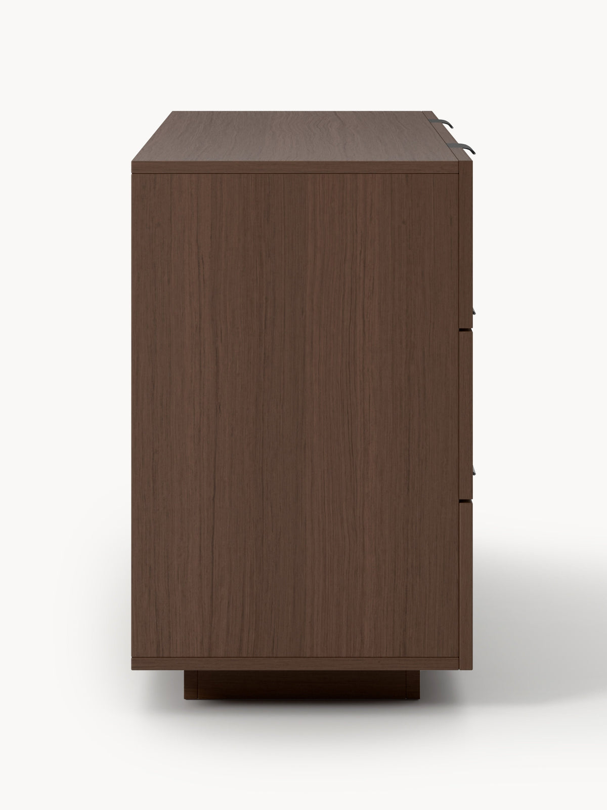Commode WESTWING Sato 6 tiroirs en bois foncé — photo produit