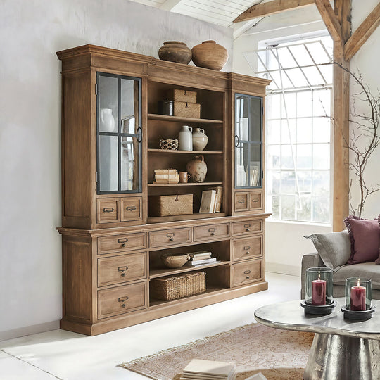 Vaisselier LOBERON Horsens en bois et métal — photo produit