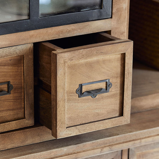 Vaisselier LOBERON Horsens en bois et métal — photo produit