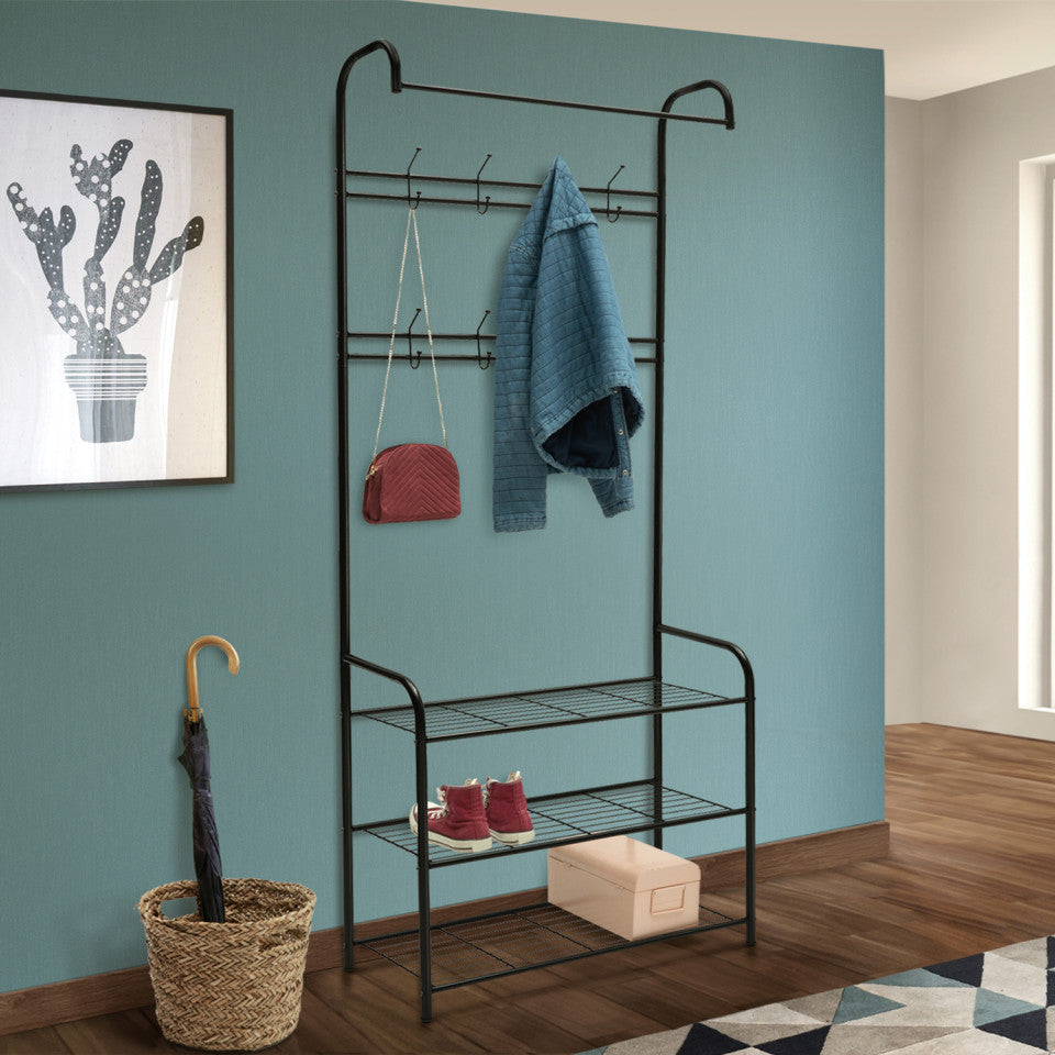 Vestiaire d’entrée PASADENA en métal – style industriel