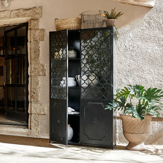 Vitrine LOBERON Astralon métal noir jamais utilisé — photo produit