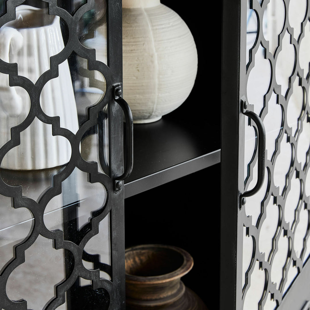 Vitrine LOBERON Astralon métal noir jamais utilisé — photo produit