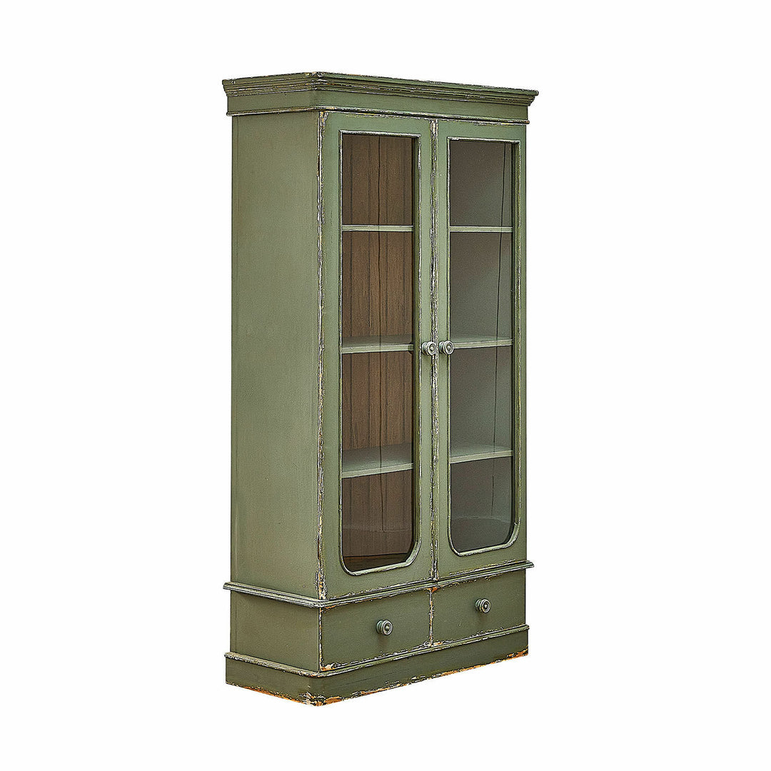 Vitrine vaisselier LOBERON Cassanet Vert — photo produit