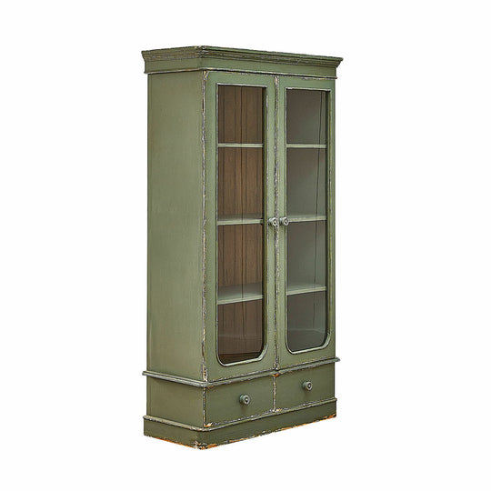 Vitrine vaisselier LOBERON Cassanet Vert — photo produit