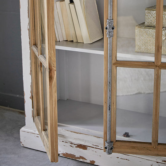 Vitrine Loberon Philippe bois gris — photo produit