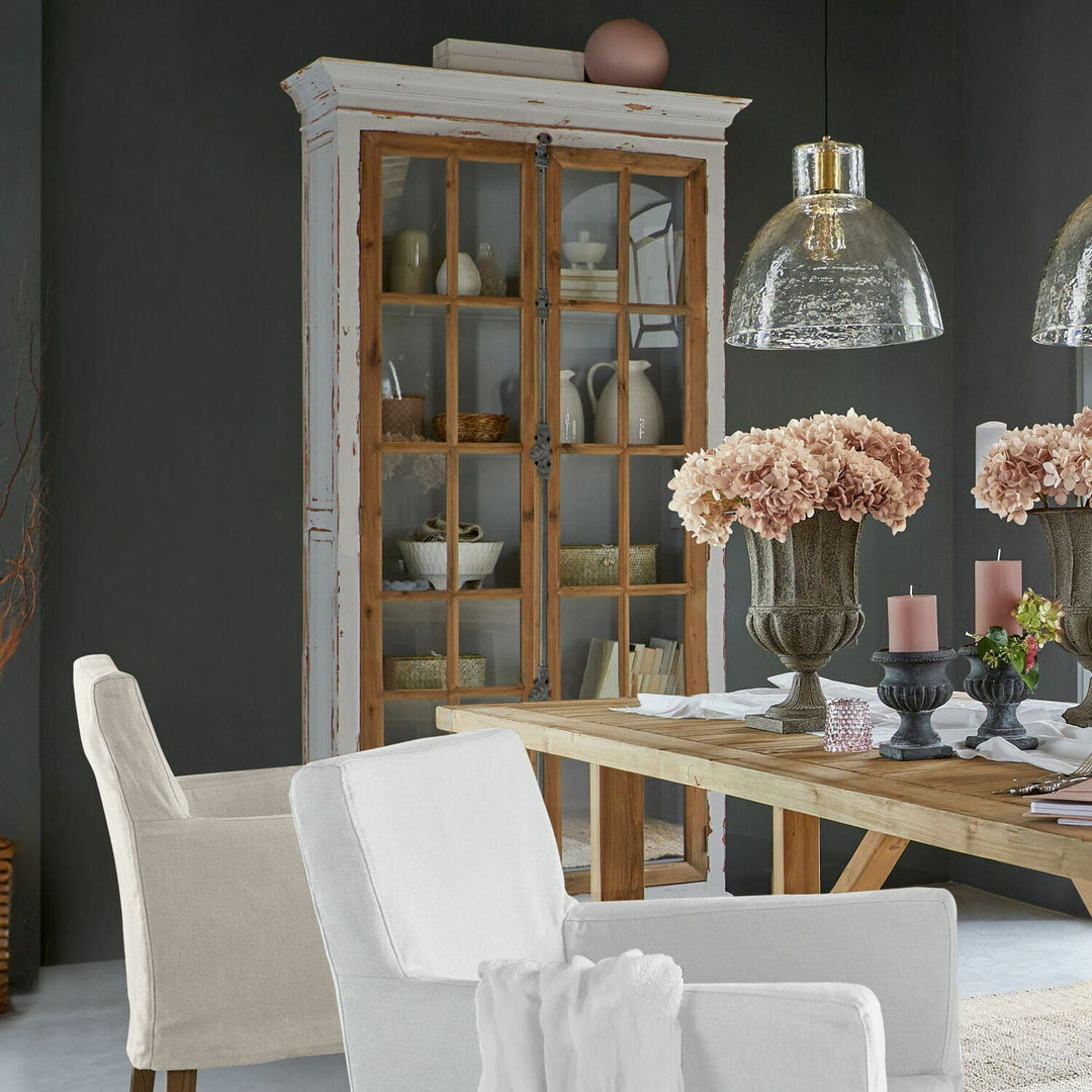 Vitrine Loberon Philippe bois gris — photo produit