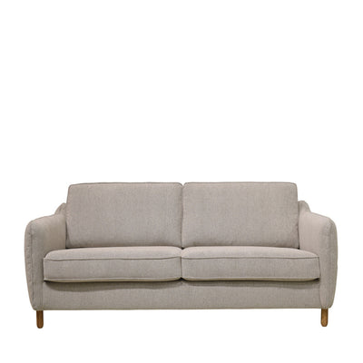 Canapé convertible DRAWER Vornay express 3 places en velours Naturel Chiné