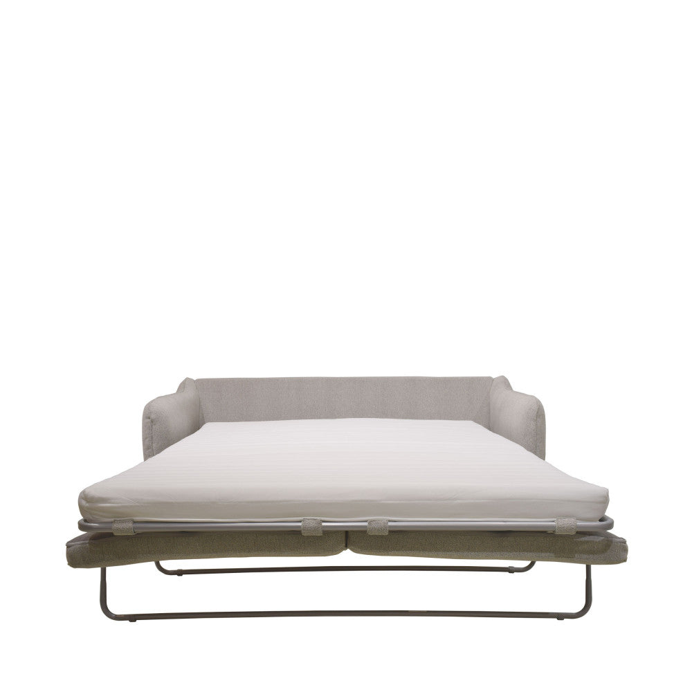 Canapé convertible DRAWER Vornay express 3 places en tissu naturel chiné