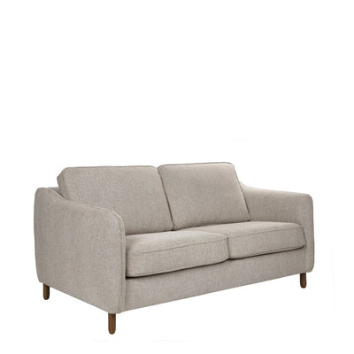 Canapé convertible DRAWER Vornay express 3 places en velours Naturel Chiné