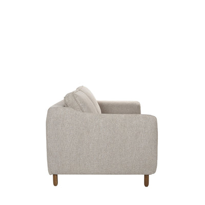 Canapé convertible DRAWER Vornay express 3 places en velours Naturel Chiné