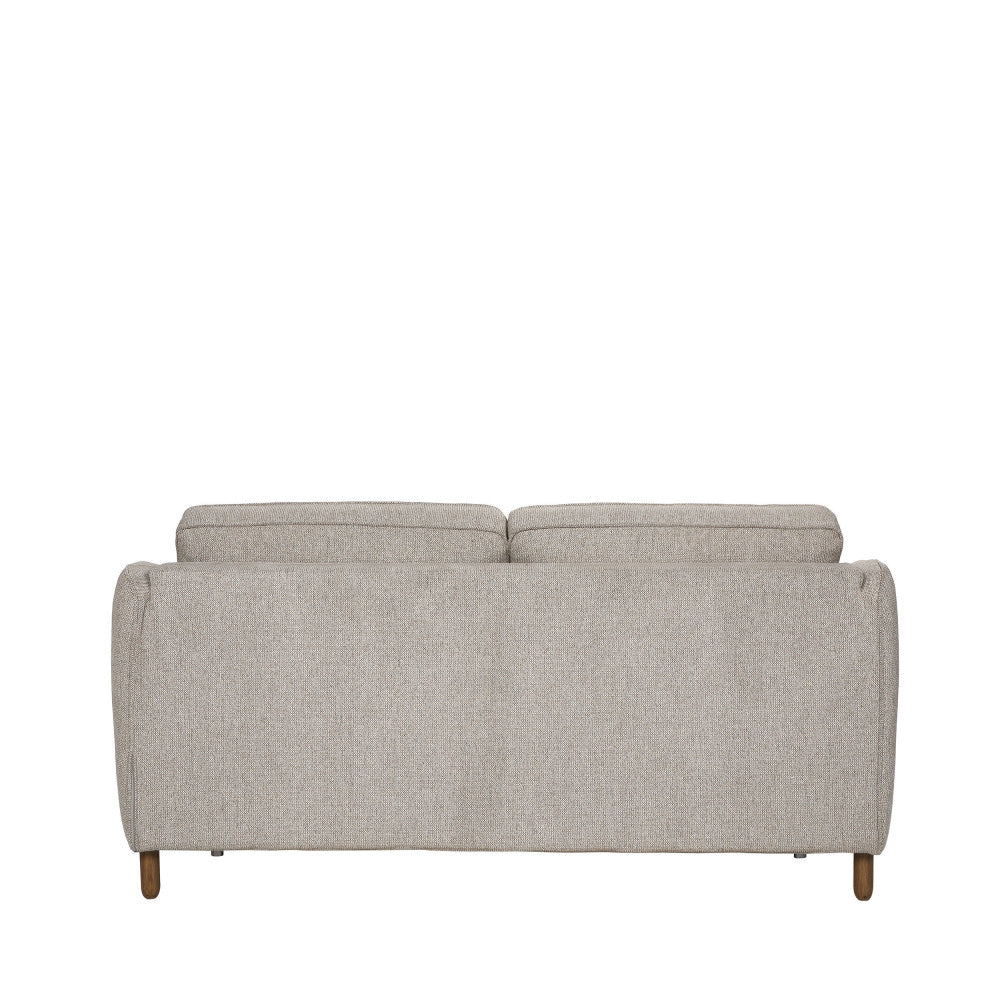 Canapé convertible DRAWER Vornay express 3 places en tissu naturel chiné