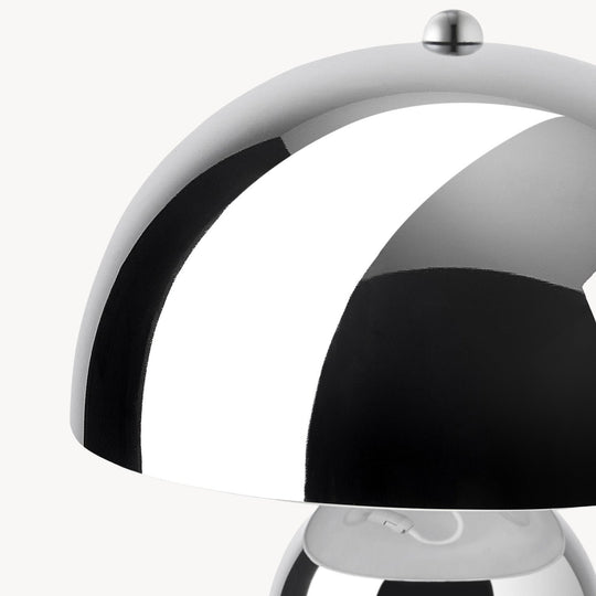 Lampadaire rétro WESTWING Walter gris chrome brillant