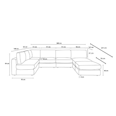 Canapé d'angle gauche William Chesterfield 4 places en velours bleu canard