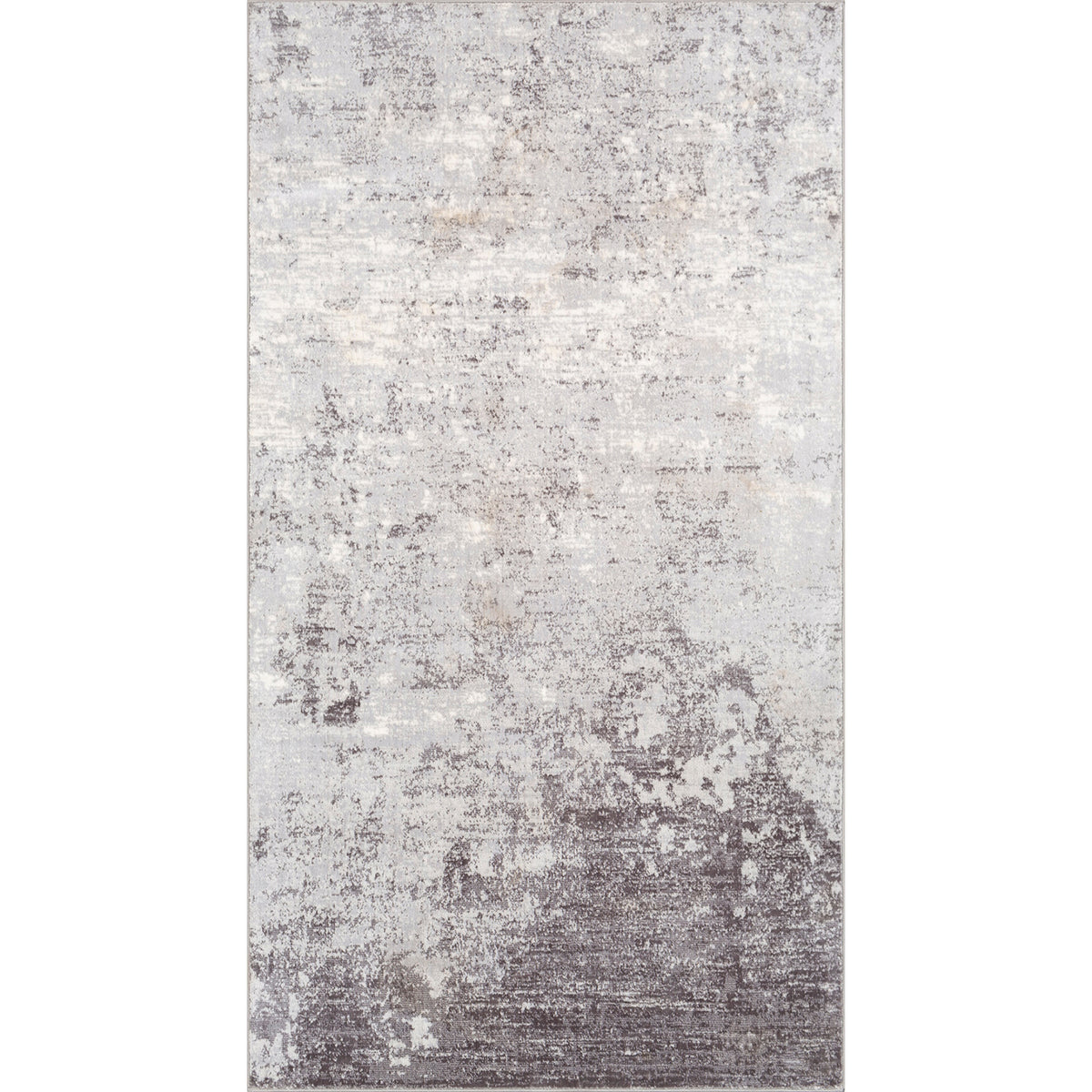 Tapis SURYA Bangkok moderne, motif abstrait dégradé gris clair et anthracite, vue 3