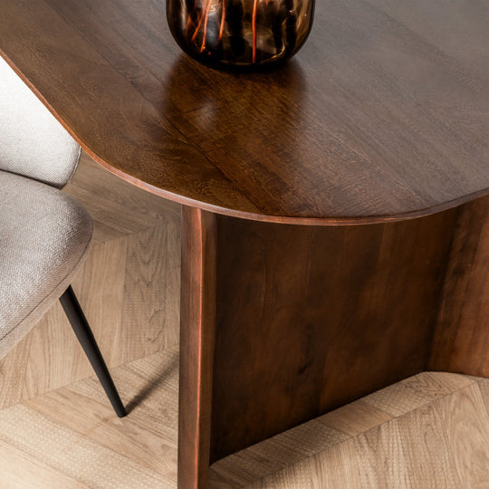 Table à manger DRAWER Dumai 8 personnes en bois massif