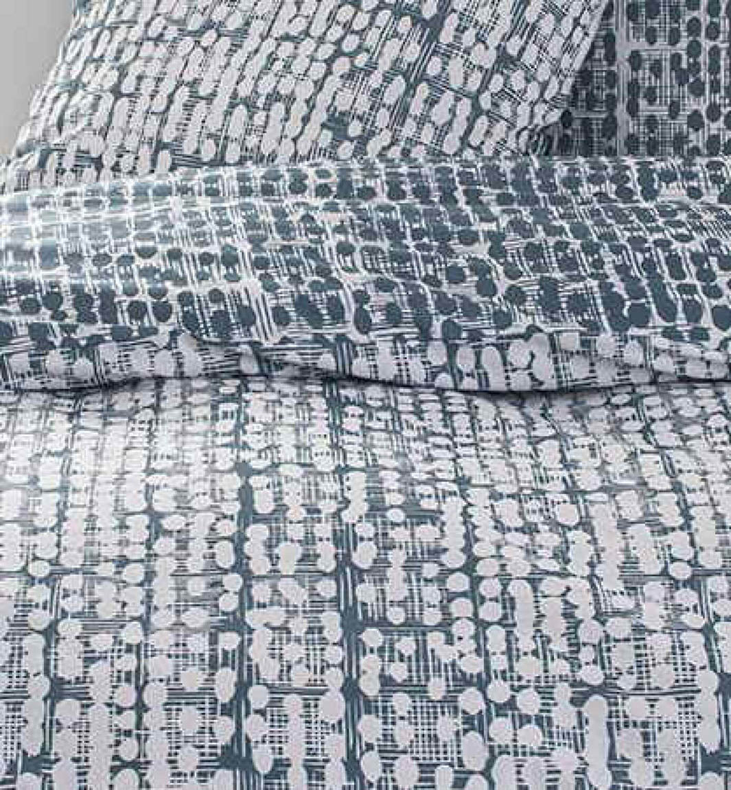 Parure de lit 240x220cm +2taies 63cm 100% coton 57 fils