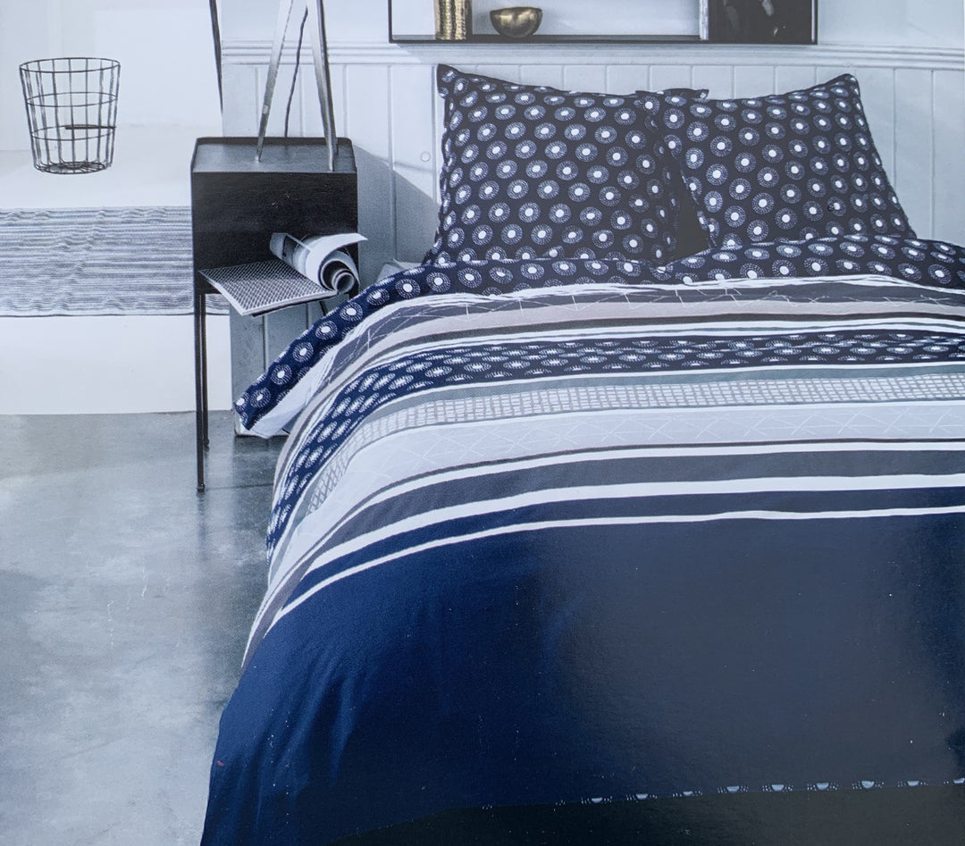 Parure 240x220cm +2taies 65cm 100% coton 57 fils