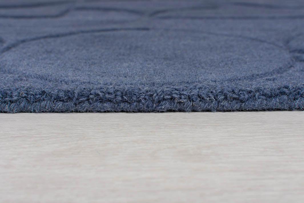 Tapis en laine Gigi Bleu foncé 160x230cm