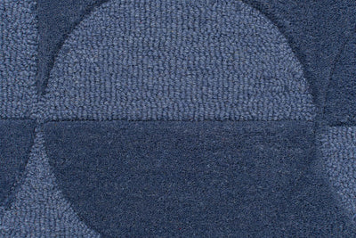 tapis laine bleu pas cher 160x230cm