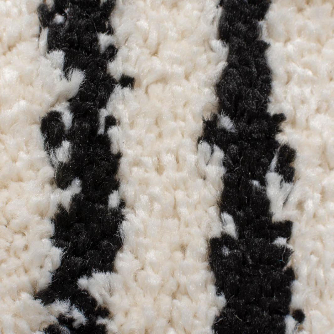 Tapis Souk style Berbere Crème et noir
