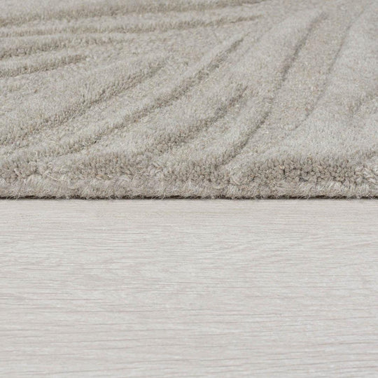 Tapis Lino Leaf Gris