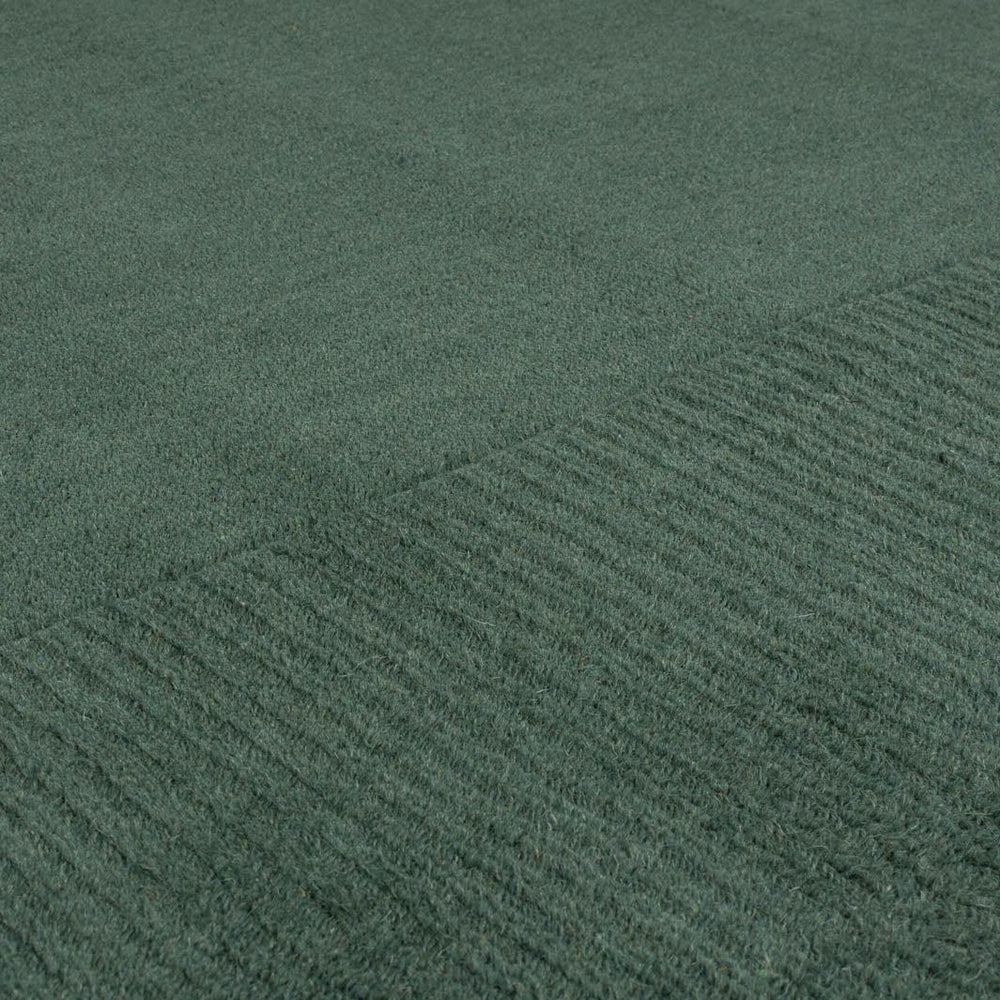 tapis laine vert pas cher