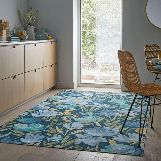 tapis fleurs pas cher