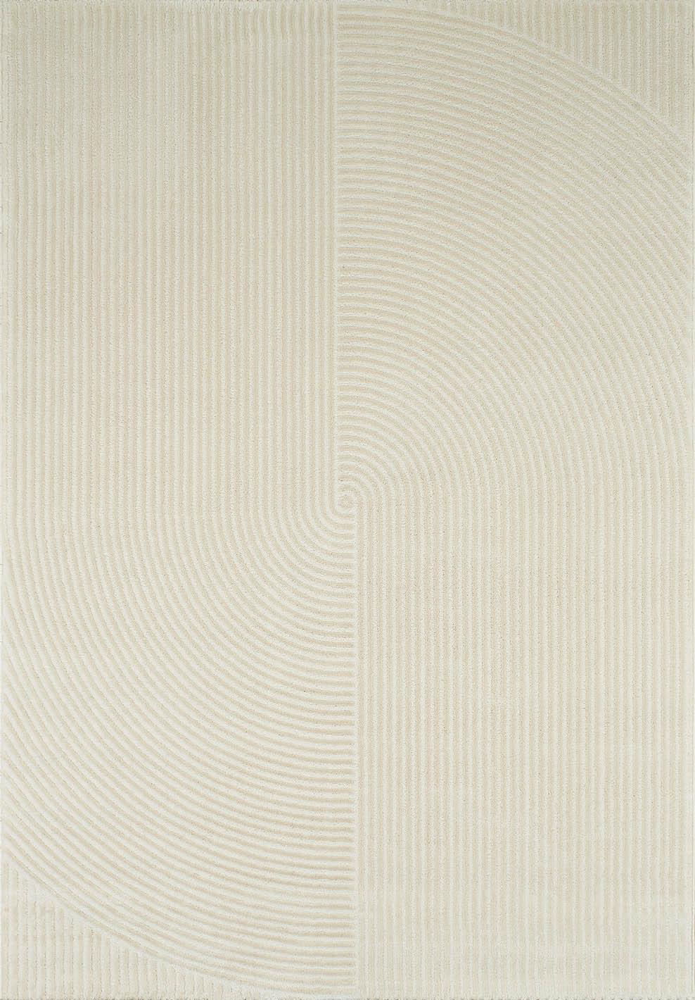 Tapis Bianca graphique crème 120x160cm