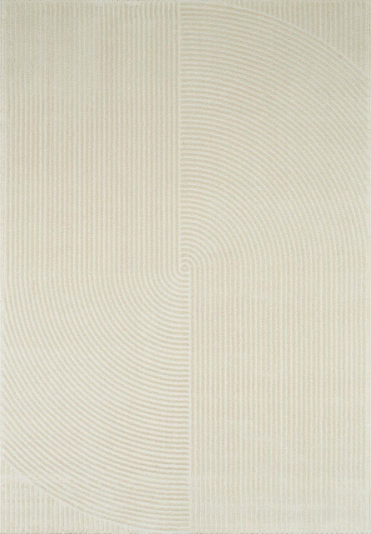 Tapis Bianca graphique crème 120x160cm