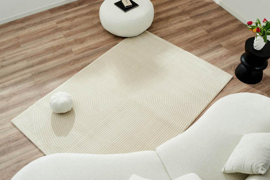 Tapis Bianca graphique crème 120x160cm