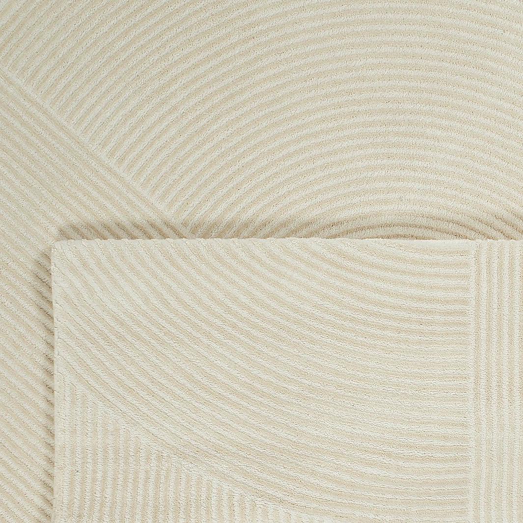 Tapis Bianca graphique crème 120x160cm
