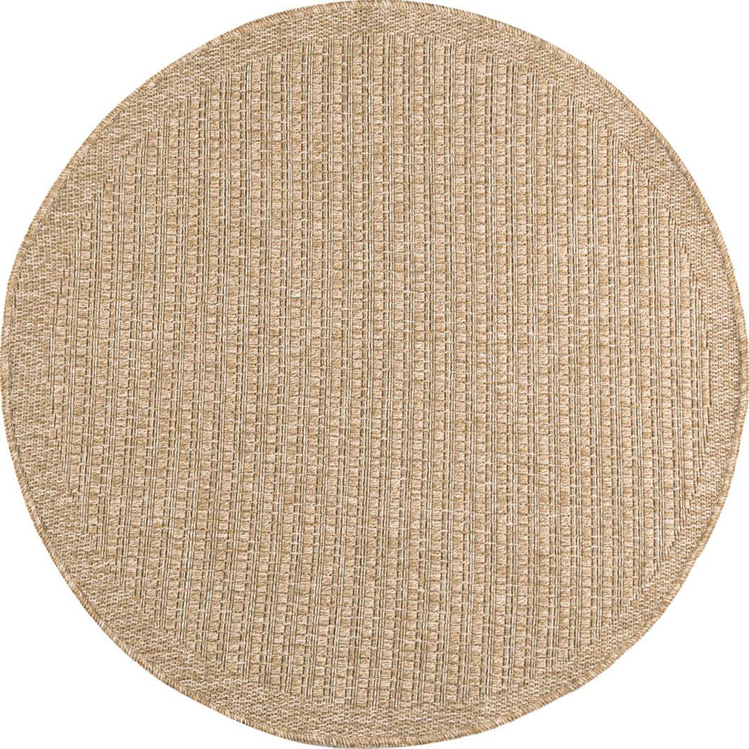 Tapis aspect Jute rond 160x160cm