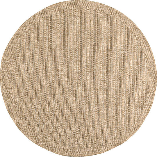 Tapis aspect Jute rond 160x160cm