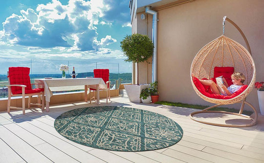 Tapis extérieur SAM 200x200cm rond