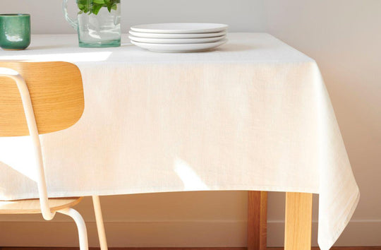 Grande Nappe 100% Lin JARDINS De VERSAILLES - Couleur Anis Chocolat Argenté - NEUVE