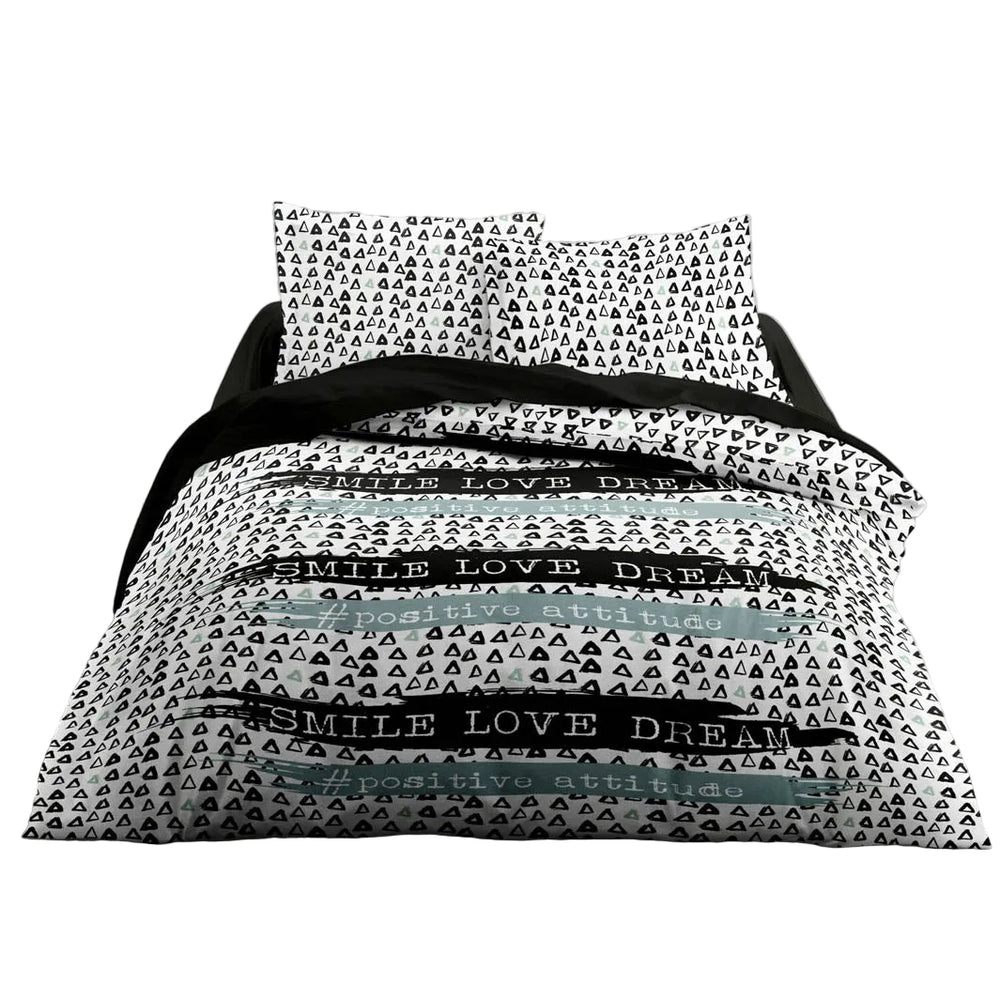 Parure de lit Dream 240x220cm + 2taies 63cm polyester