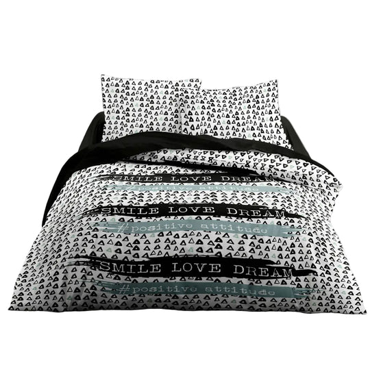 Parure de lit Dream 240x220cm + 2taies 63cm polyester